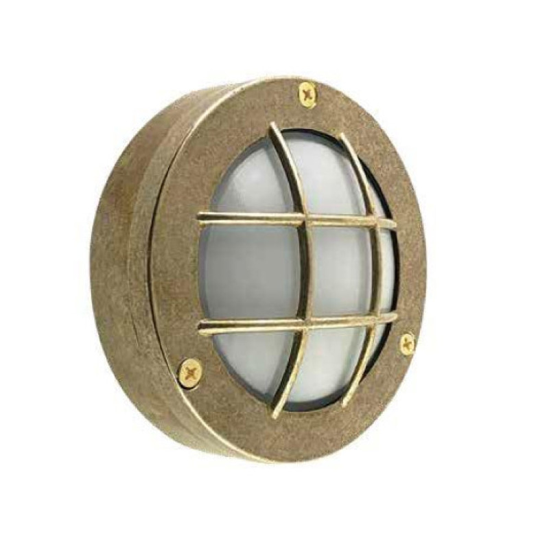 ΑΠΛΙΚΑ ΤΟΙΧΟΥ & ΟΡΟΦΗΣ BRASS SOLE-2 10W - GX53 - IP65