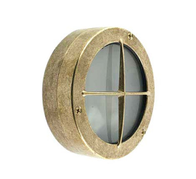 ΑΠΛΙΚΑ ΤΟΙΧΟΥ & ΟΡΟΦΗΣ BRASS HOCKEY-2 60W - G9 - IP65