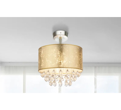 AMYceiling light metal nickel matt, 1x E27