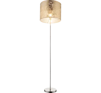 AMYFloor lamp metal nickel matt, 1x E27