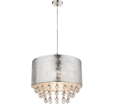 AMY Ipendant lamp metal nickel matt, 1x E27