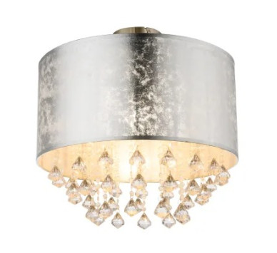AMY Iceiling light metal nickel matt, 1x E27