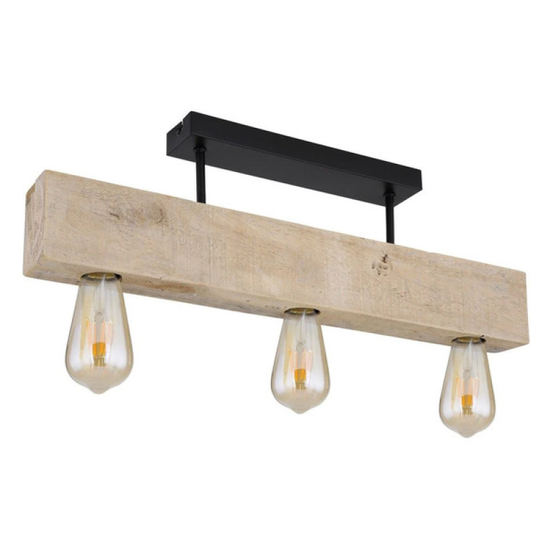 ADALIEceiling light metal black matt, 3x E27