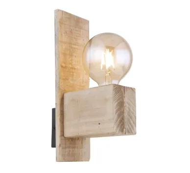 ADALIEwall light metal black matt, 1x E27