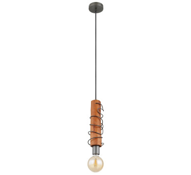 ALICEpendant lamp metal grey, 1x E27