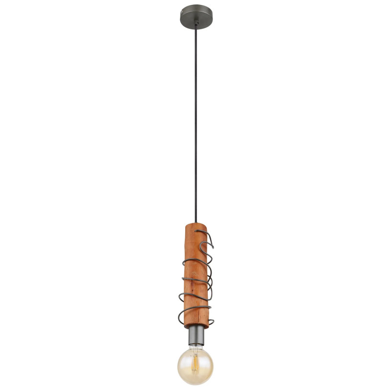 ALICEpendant lamp metal grey, 1x E27