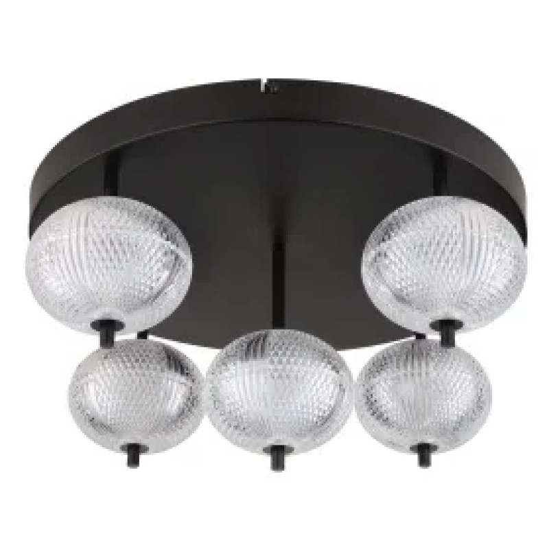 AIDAceiling light metal black matt, LED