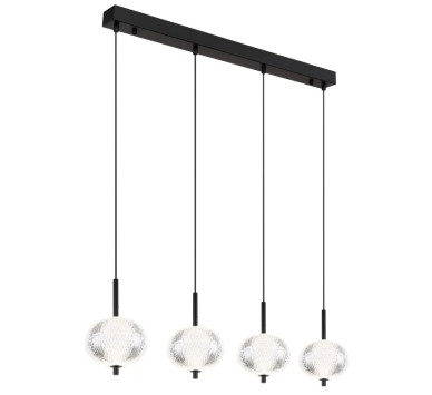 AIDApendant lamp metal chromed, LED