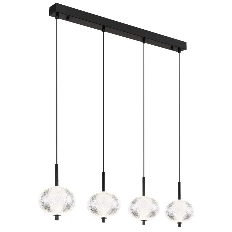AIDApendant lamp metal chromed, LED