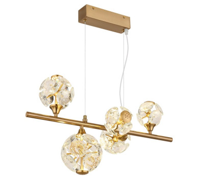AIDApendant lamp metal chromed, LED