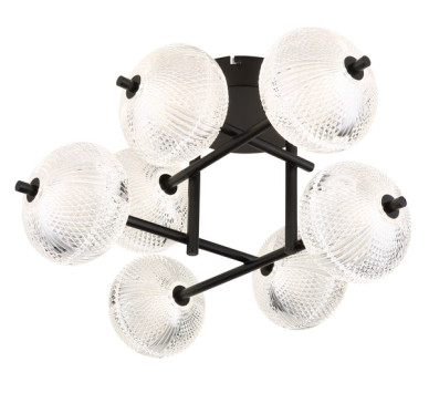 AIDAceiling light metal black matt, LED