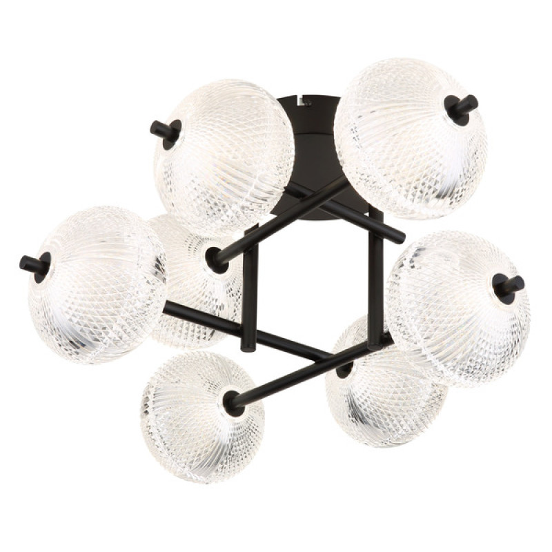 AIDAceiling light metal black matt, LED