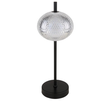 AIDAtable lamp metal black matt, LED