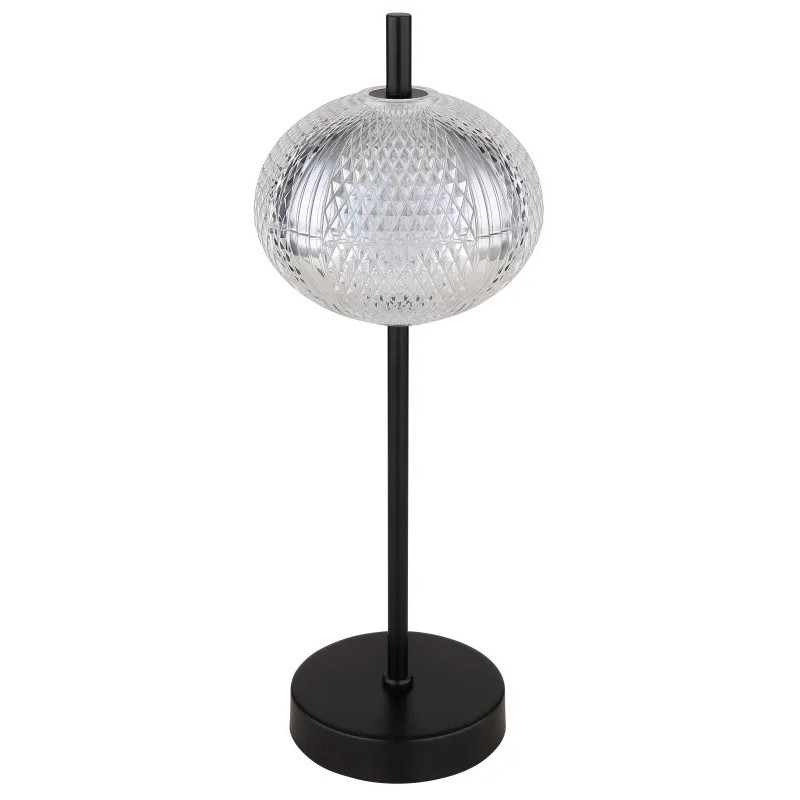 AIDAtable lamp metal black matt, LED