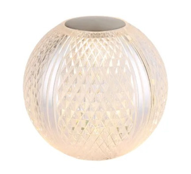AIDAtable lamp acrylic clear, LED