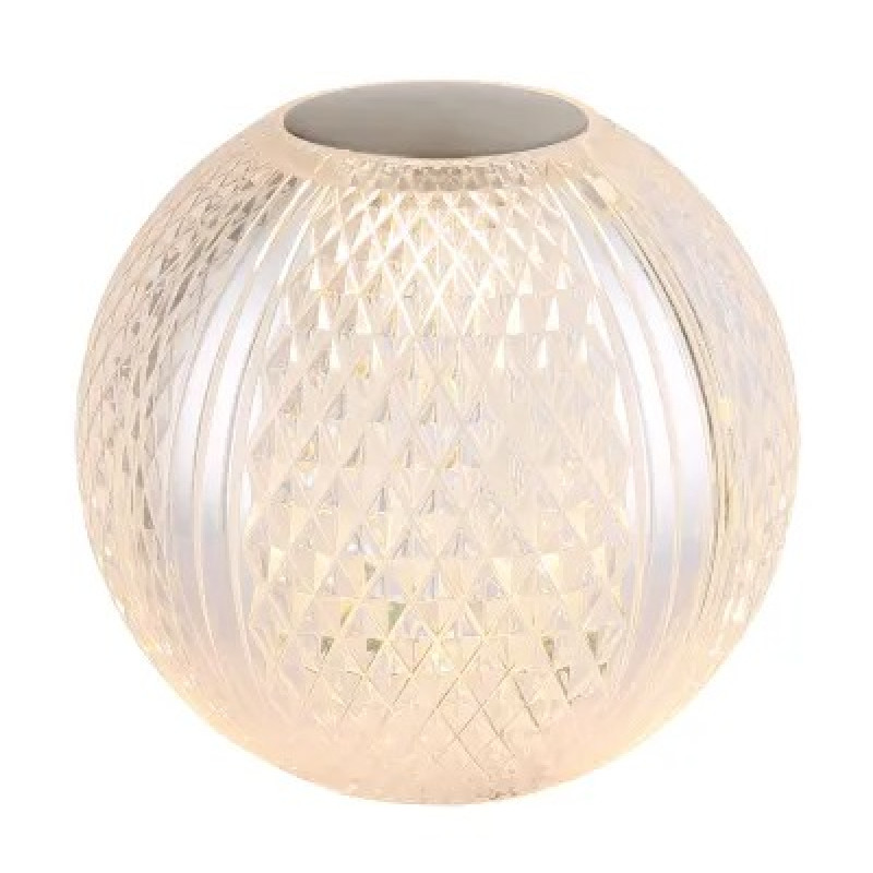 AIDAtable lamp acrylic clear, LED