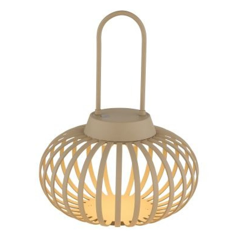 ALLEGRA table lamp metal sand colored matt, LED
