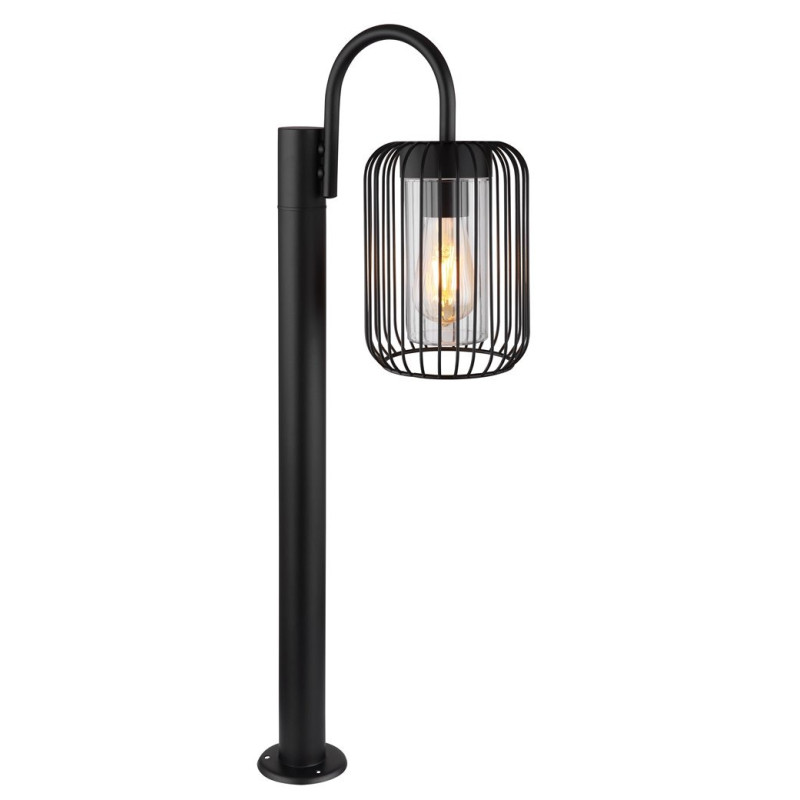 ADELHEIDOutdoor Light stainless steel black matt, 1x E27