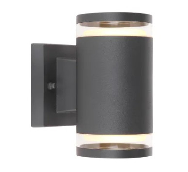 ALCALAOutdoor Light aluminium anthracite matt, 2x GX53 LED