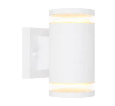 ALCALAOutdoor Light aluminium white matt, 2x GX53 LED