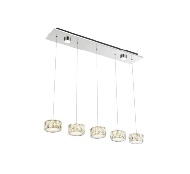 AMURpendant lamp metal chromed, LED