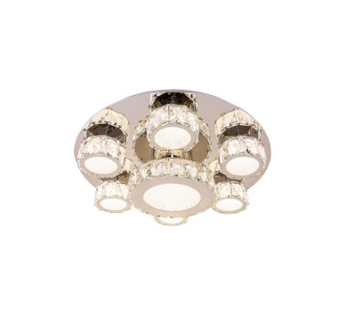 AMURceiling light metal chromed, LED