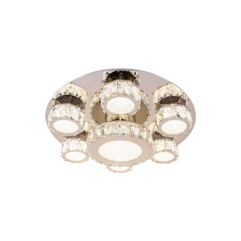 AMURceiling light metal chromed, LED