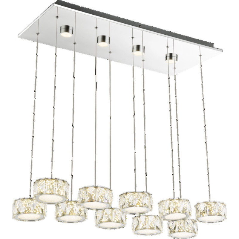 AMURpendant lamp metal chromed, LED