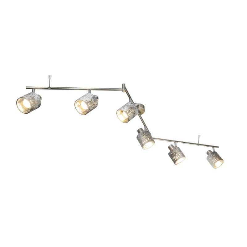 ALYSspotlights metal nickel matt, 6x E14