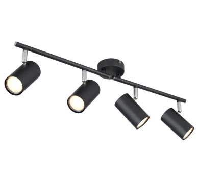 ALLVIspotlights metal black matt, 4x GU10