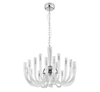 AKKOpendant lamp metal chromed, 18x G9