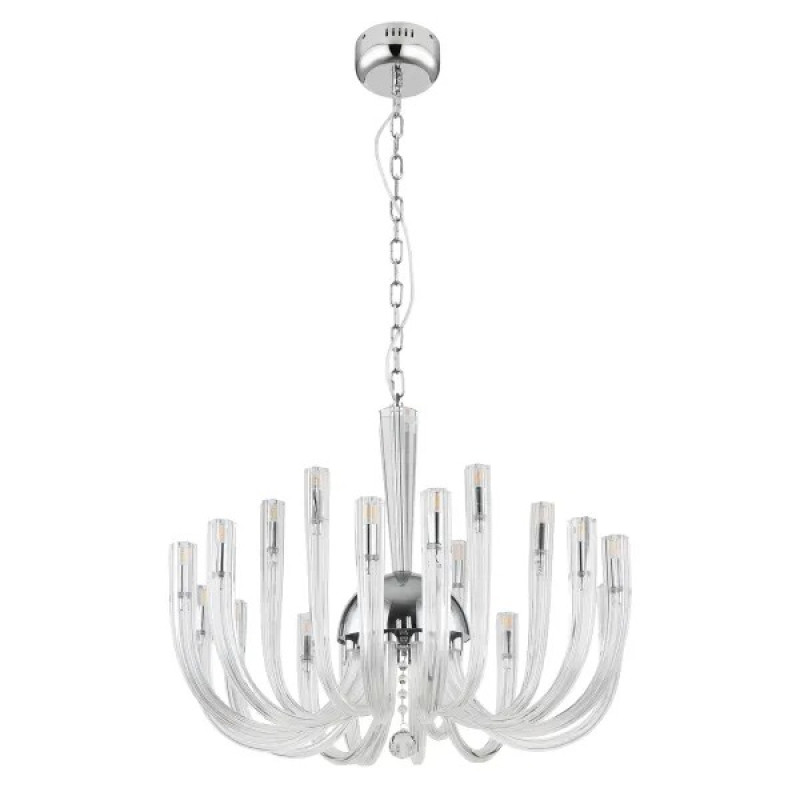AKKOpendant lamp metal chromed, 18x G9