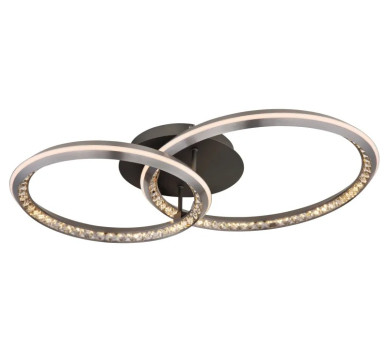 ALAINAceiling light metal grey matt, LED