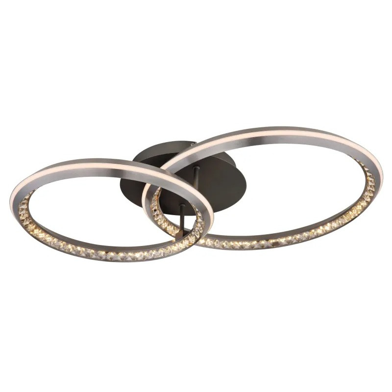 ALAINAceiling light metal grey matt, LED