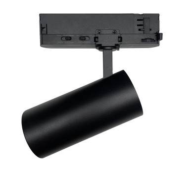 CROWN LED SPOT ΡΑΓΑΣ 3 ΓΡΑΜΜΩΝ 20W 3CCT 3POWER ΜΑΥΡΟ CRI90