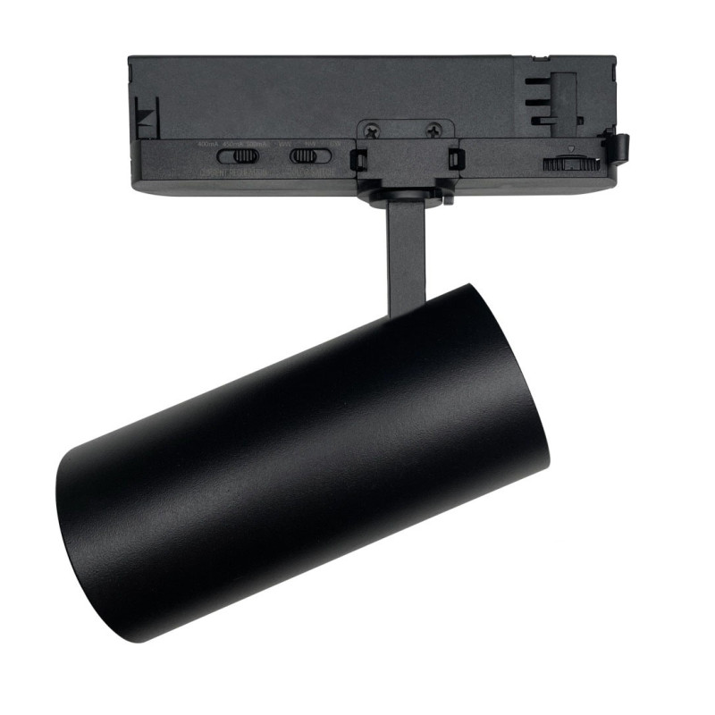 CROWN LED SPOT ΡΑΓΑΣ 3 ΓΡΑΜΜΩΝ 20W 3CCT 3POWER ΜΑΥΡΟ CRI90