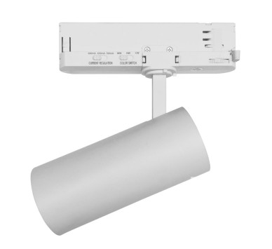 CROWN LED SPOT ΡΑΓΑΣ 3 ΓΡΑΜΜΩΝ 30W 3CCT 3POWER ΛΕΥΚΟ CRI90