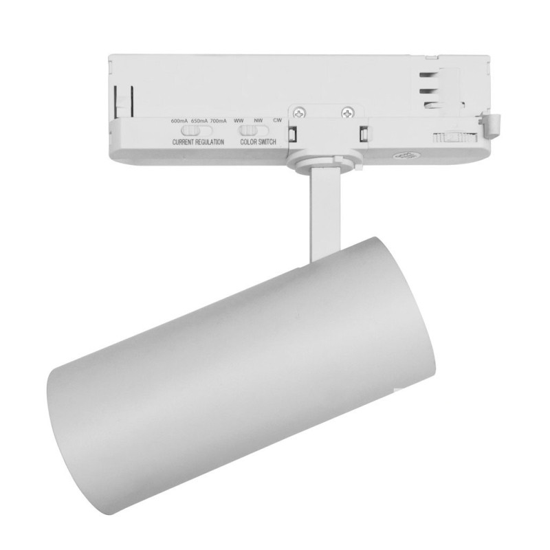 CROWN LED SPOT ΡΑΓΑΣ 3 ΓΡΑΜΜΩΝ 30W 3CCT 3POWER ΛΕΥΚΟ CRI90