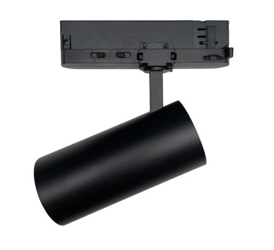 CROWN LED SPOT ΡΑΓΑΣ 3 ΓΡΑΜΜΩΝ 30W 3CCT 3POWER ΜΑΥΡΟ CRI90