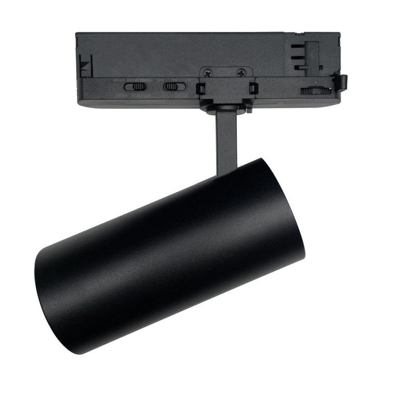 CROWN LED SPOT ΡΑΓΑΣ 3 ΓΡΑΜΜΩΝ 30W 3CCT 3POWER ΜΑΥΡΟ CRI90