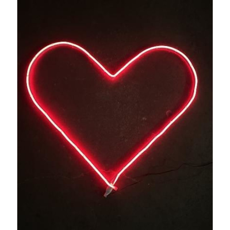 ΣΙΛΟΥΕΤΑ NEON LED 2Μ ΚΑΡΔΙΑ ΚΟΚΚΙΝΗ (50X50CM)  31VDC