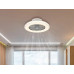CORUSSOceiling fan metal chromed, LED