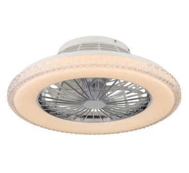 CORUSSOceiling fan metal chromed, LED