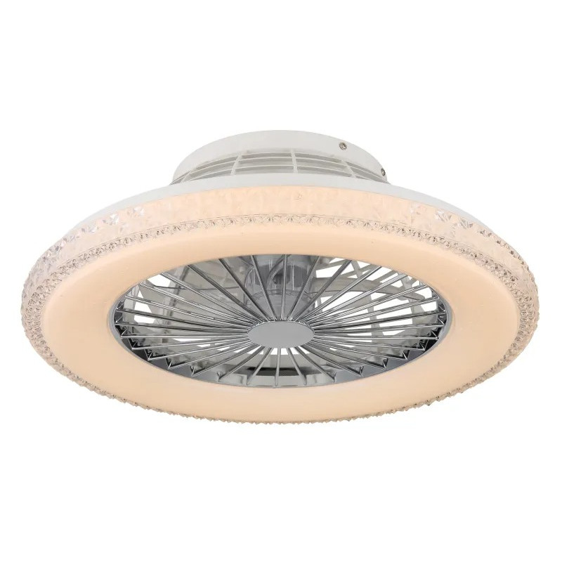 CORUSSOceiling fan metal chromed, LED
