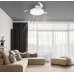 BELIZceiling fan metal white matt, LED