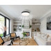 CARNEY ceiling fan plastic white matt, LED