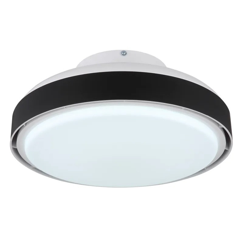 CARNEY ceiling fan plastic white matt, LED
