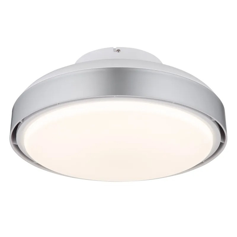 CARNEY ceiling fan plastic white matt, LED