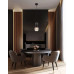 CLARITYpendant lamp metal black matt, 1x E27