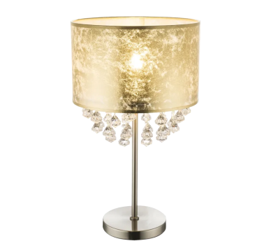 AMYtable lamp metal nickel matt, 1x E27